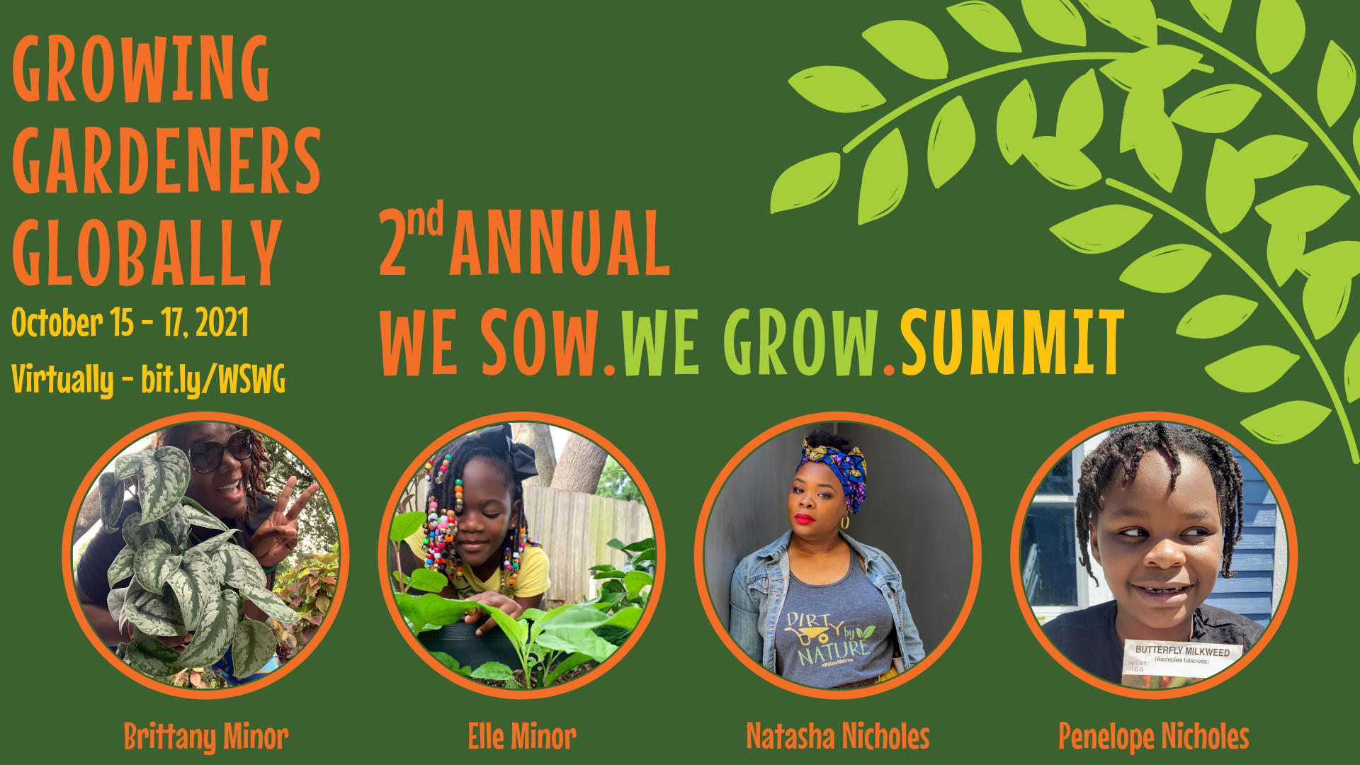 Announcing: 2nd annual We Sow We grow Speakers
